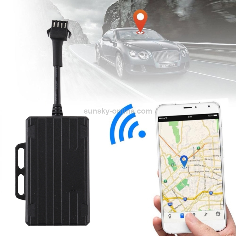 TL210 Rastreador de vehículos para camiones y vehículos GSM GPRS / SMS GPS Tracker (Negro) - 6