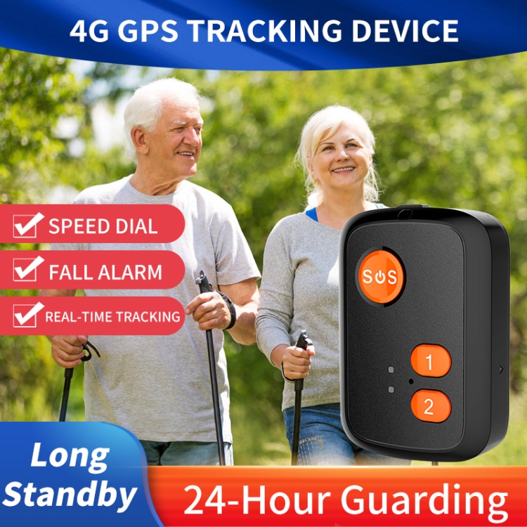 V51 A Estilo IP67 Impermeable 4G LTE 3G 2G GSM Ancianos Botón SOS Alarma de  emergencia Rastreador GPS para Asia / Europa / África