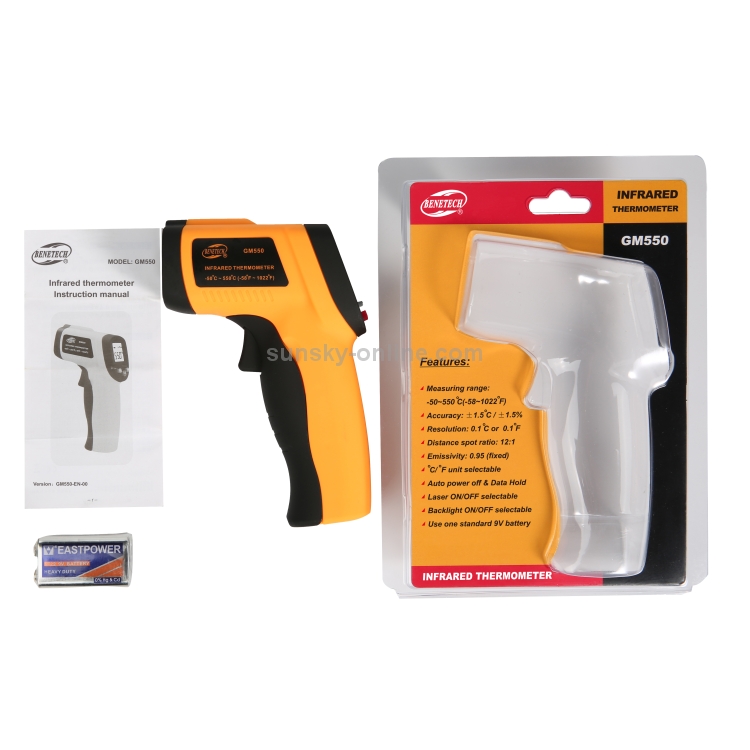 GM550 Infrared Thermometer 