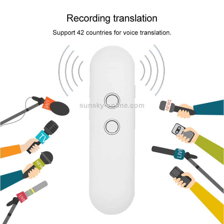 Translaty Smart Instant Real Time Voice 72 Languages Translator Pocket Device UK 