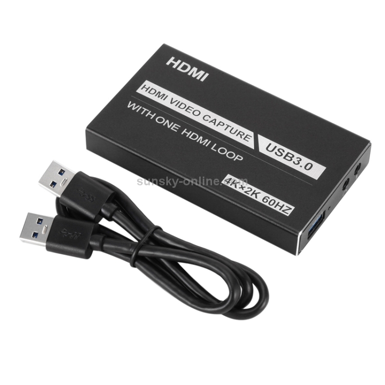 MLX USB 3.0 a HDMI 4K Dispositivo de tarjeta de captura de video HD Convertidor de USB a HDMI - 1