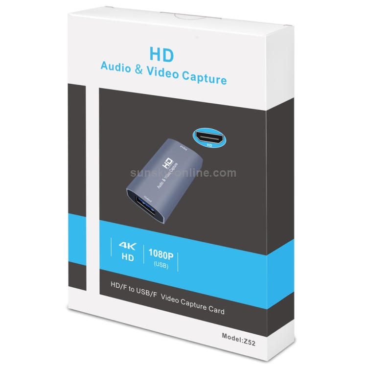 Z52 USB hembra a HDMI Tarjeta de captura de video femenina HDMI - 4