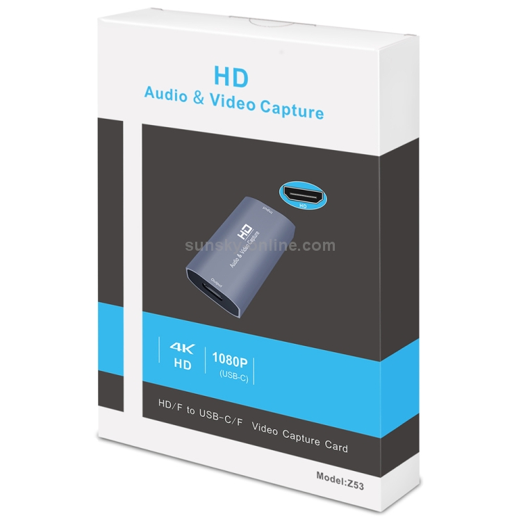 Z53 USB-C / TYPE-C hembra a HDMI Captura de video femenina - 4