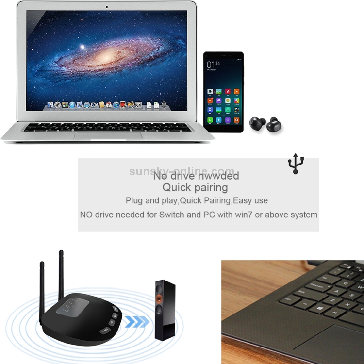 B28 2 in 1 Dual Antenna Style Bluetooth 5.0 Audio Adapter Transmitter Receiver, Support Optical Fiber & AUX & LED Indicator B28 2 in 1 Dual Antenna Style Bluetooth 5.0 Audio Adapter Transmitter Receiver, Support Optical Fiber & AUX & LED Indicator
