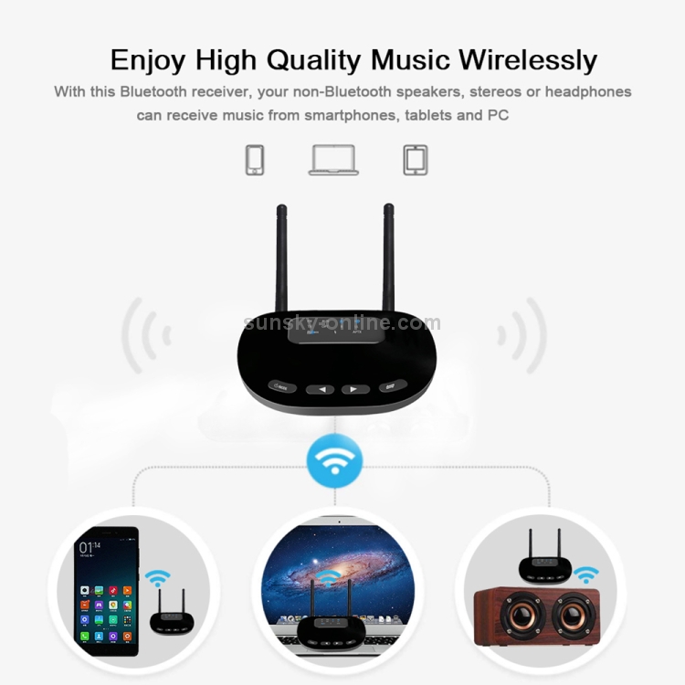 B28 2 in 1 Dual Antenna Style Bluetooth 5.0 Audio Adapter Transmitter Receiver, Support Optical Fiber & AUX & LED Indicator B28 2 in 1 Dual Antenna Style Bluetooth 5.0 Audio Adapter Transmitter Receiver, Support Optical Fiber & AUX & LED Indicator