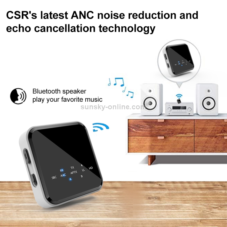B29 2 in 1 Bluetooth 5.0 Audio Adapter Transmitter Receiver, Support AUX B29 2 in 1 Bluetooth 5.0 Audio Adapter Transmitter Receiver, Support AUX