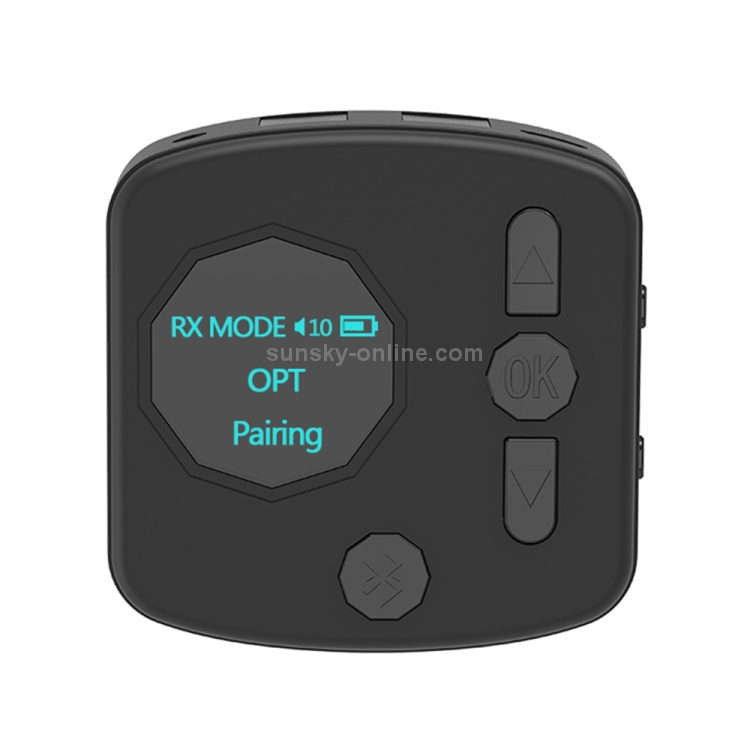 B38 2 in 1 Bluetooth 5.0 Audio Adapter Transmitter Receiver with OLED Display, Support Optical Fiber & AUX B38 2 in 1 Bluetooth 5.0 Audio Adapter Transmitter Receiver with OLED Display, Support Optical Fiber & AUX