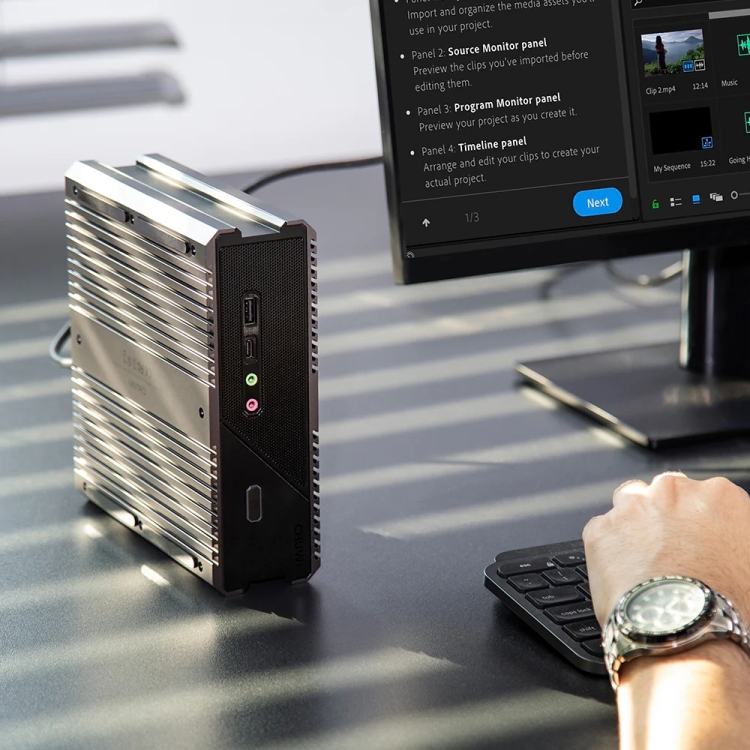 CHUWI RZBOX Windows 11 Mini PC, AMD Ryzen 7 5800H Octa Core, 16GB+512GB, Support Bluetooth, HDMI