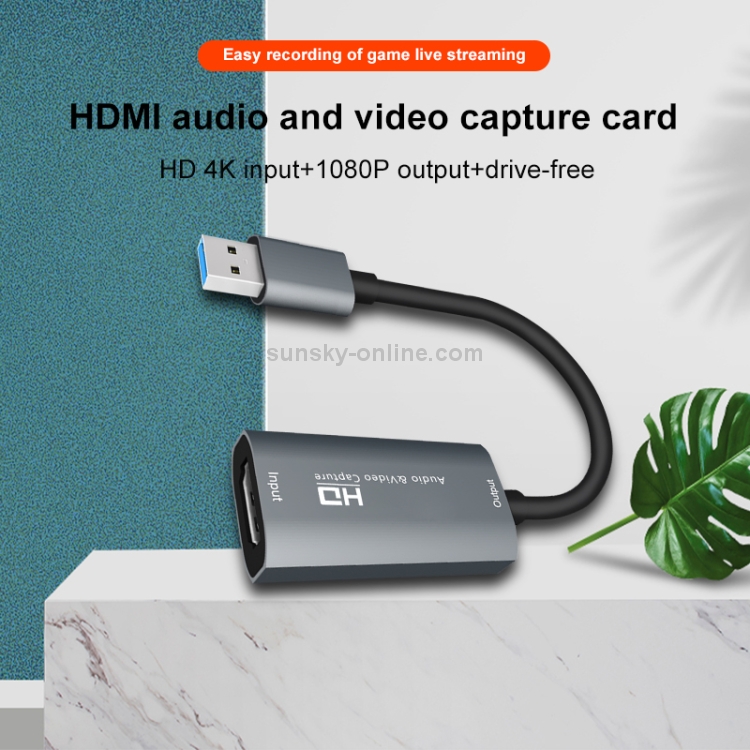 Z29 HDMI Hembra a USB 2.0 Macho + Audio VideoCapture Box - 8