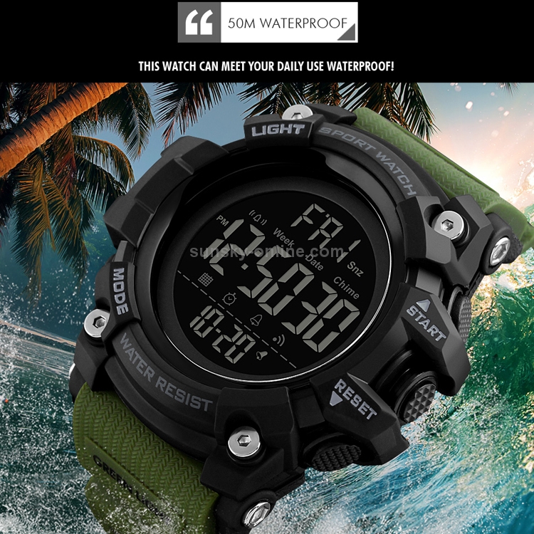 SKMEI 1384 Multifunctional Men Outdoor Fashion Noctilucent