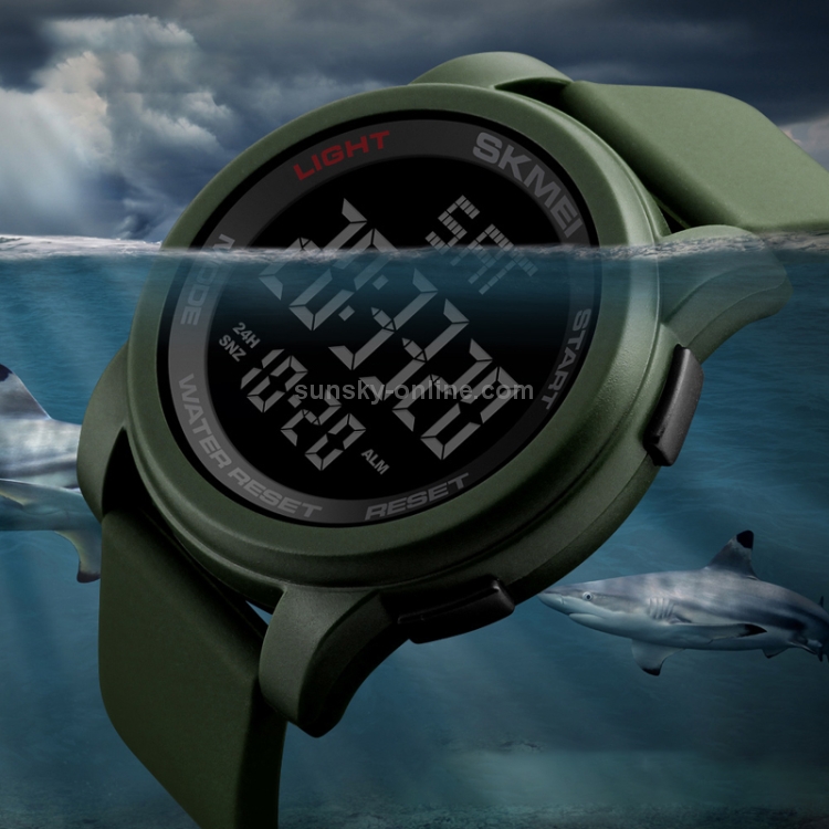 SKMEI 1257 Men Fashionable Outdoor 50m Waterproof Digital Watch