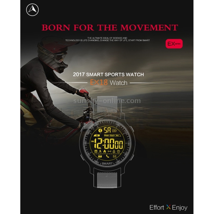 Ex18 smart cheap watch app