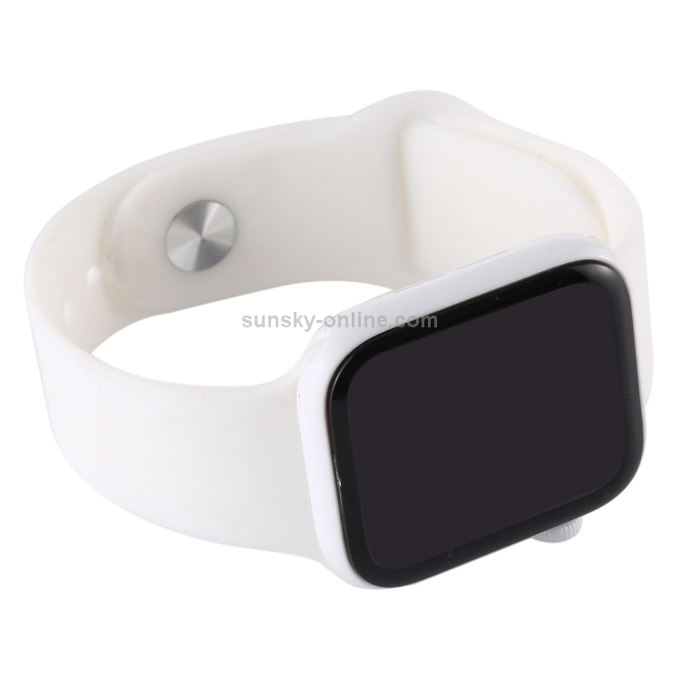 Black Screen Non-Working Fake Dummy Display Model for Apple Watch Series 5  44mm(White)
