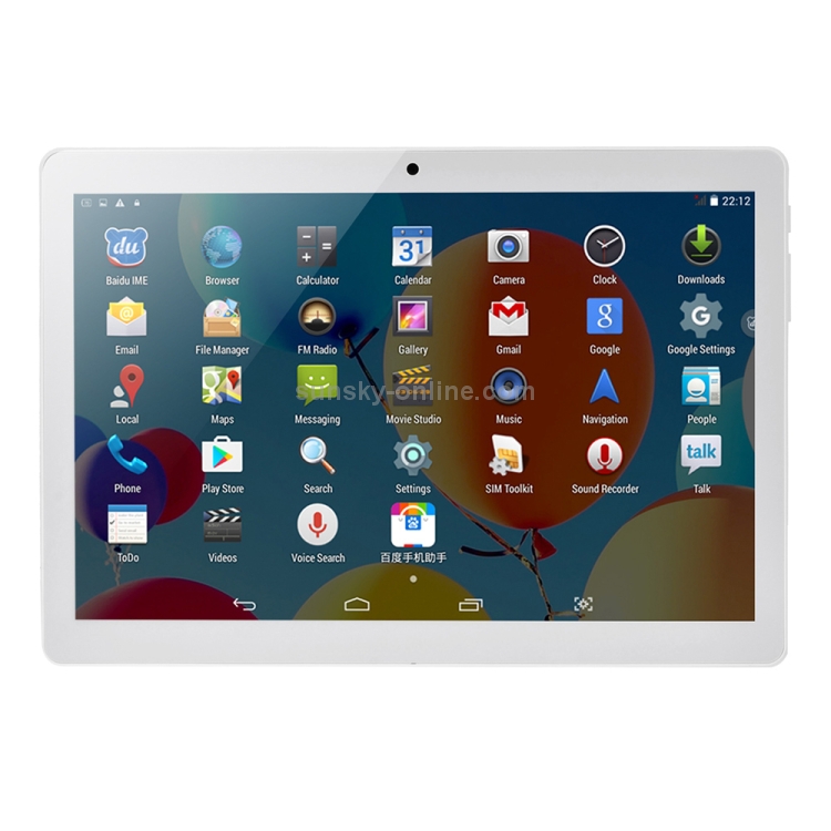Tablette Android 10 pouces, Tablette M10, Tablette Android 10.0, Écran IPs  HD 10,1 pouces, GPS, Fm, Processeur quad-core, Wi-fi