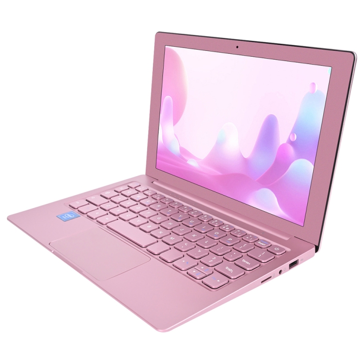 HONGSAMDE HSD1012 Laptop, 10.1 inch, 6GB+512GB, Windows 10 OS Intel Celeron N4120 Quad Core, Support TF Card & HDMI, US Plug (Pink) - 1