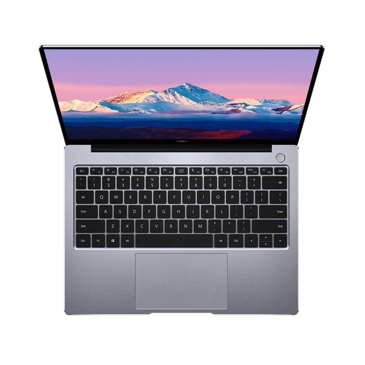 HUAWEI MateBook B5-430 Laptop, 14 inch, 16GB+512GB, Windows 10 Home Chinese Version, Intel Core i7-1165G7 Quad Core, 2K Touch Screen, Support Wi-Fi 6 / Bluetooth / Mini RJ45, US Plug(Dark Gray) - 1