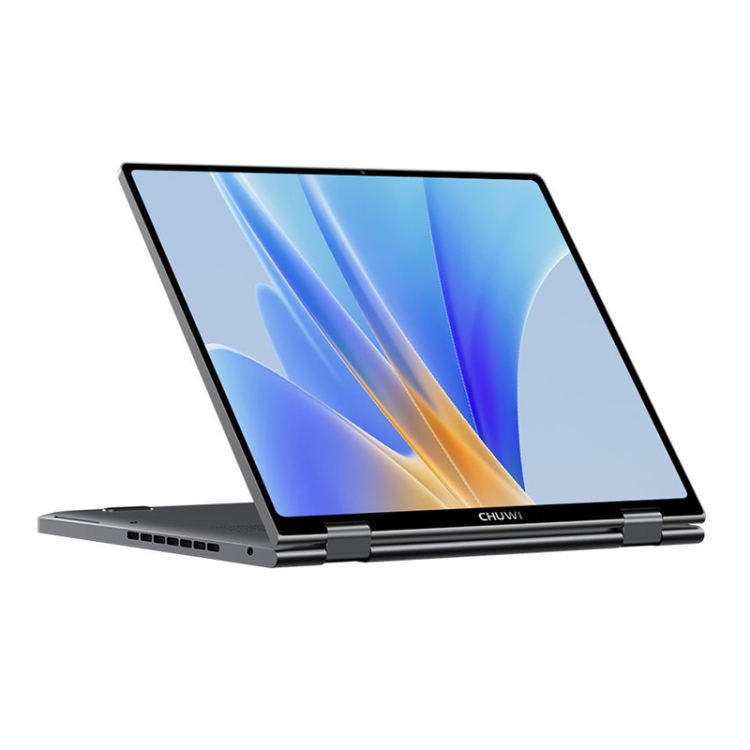 CHUWI MiniBook X Yoga Laptop, 10.8 inch, 12GB+512GB, Windows 10, Intel Celeron  N5100 Quad Core 1.1GHz-1.8GHz, Support WiFi 6 / Bluetooth / TF Card, EU Plug(Dark Gray) - 2