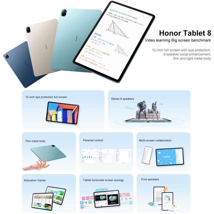 Honor Pad 8 HEY-W09 WiFi, 12 inch, 6GB+128GB