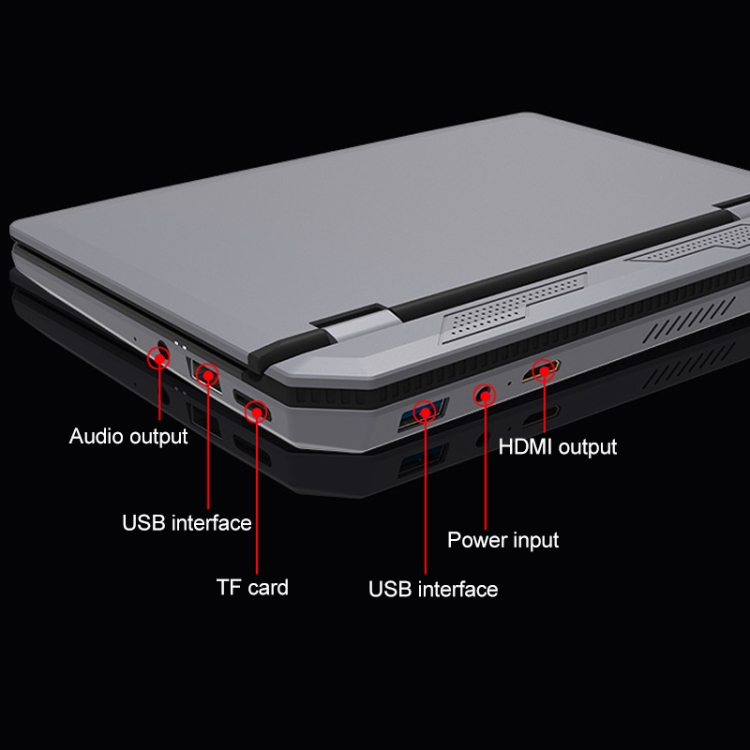  Mini portátil de bolsillo con pantalla táctil de 7 pulgadas,  Win 10, mini portátil para CPU J4105, portátil portátil con cámara frontal  WiFi de doble banda de 12 GB de RAM