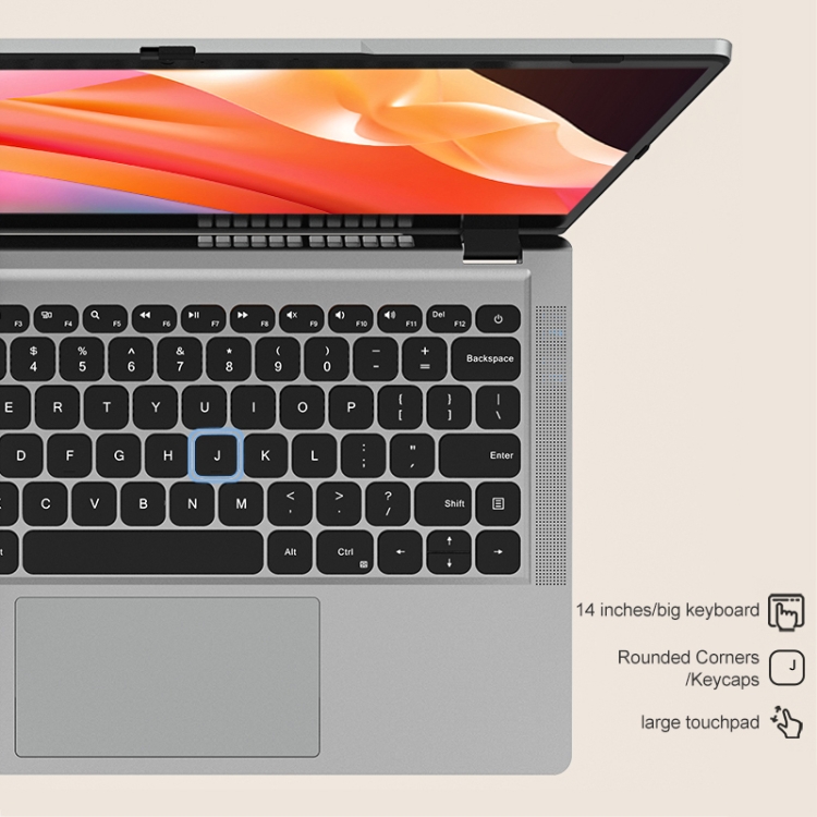 Jumper EZbook X7 Laptop, 14.0 inch, 16GB+1TB, Windows 11 Intel Ice lake i5-1035G1 Quad Core, Support TF Card & BT & Dual WiFi & HDMI, EU Plug - 7