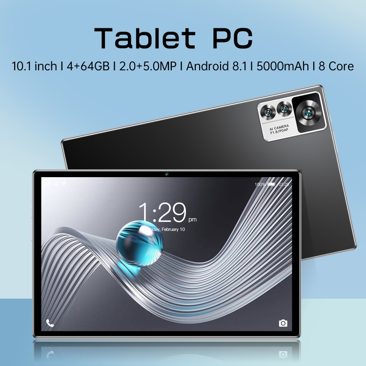 Tablette 10,1 Pouces 128 Go Processeur 10 Cœurs Tablette Android 12, écran  IPS HD 5G WiFi Double SIM Tablette Portable Ordinateur 8800 MAh Batterie