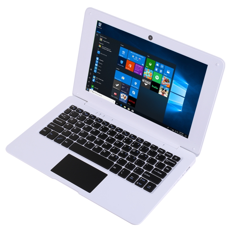 PC-A133 10.1 inch Laptop, 2GB+64GB, Android 12.0 OS, Allwinner A133 Quad Core CPU, Support TF Card & Bluetooth & WiFi, EU Plug(White) - 2