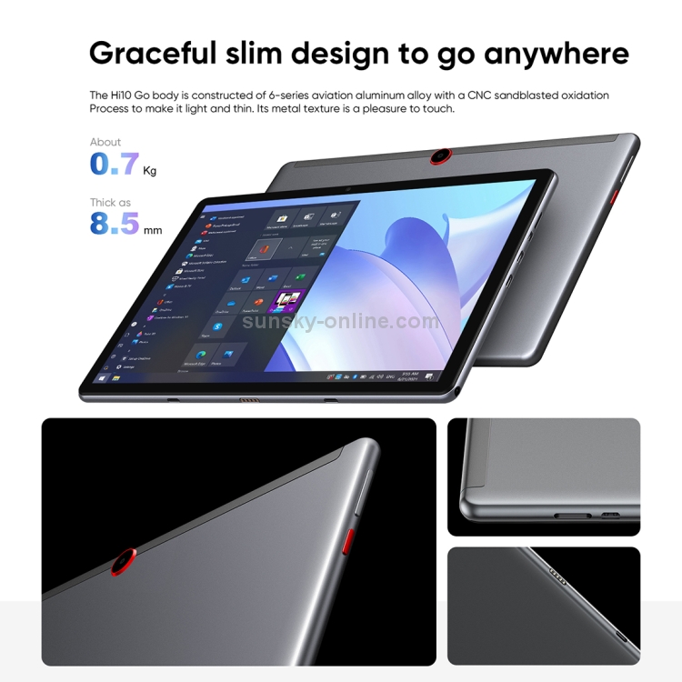 CHUWI Hi10 Go Tablet PC, 10.1 inch, 6GB+128GB