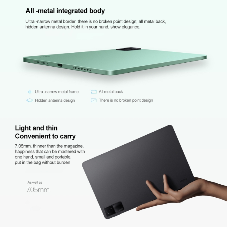 Xiaomi Redmi Pad, 10.6 inch, 4GB+128GB