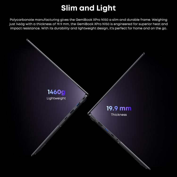 CHUWI GemiBook XPro 14.1インチノートパソコン、16GB+512GB、Windows