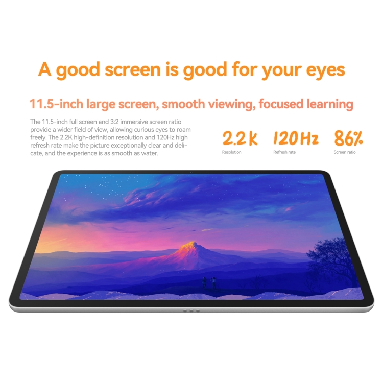 HUAWEI MatePad 11.5 2024、WiFi 8GB+256GB 120Hz HarmonyOS 4.2 Histen 9.0 Hisilicon Kirin 8000 (グレー) - B3
