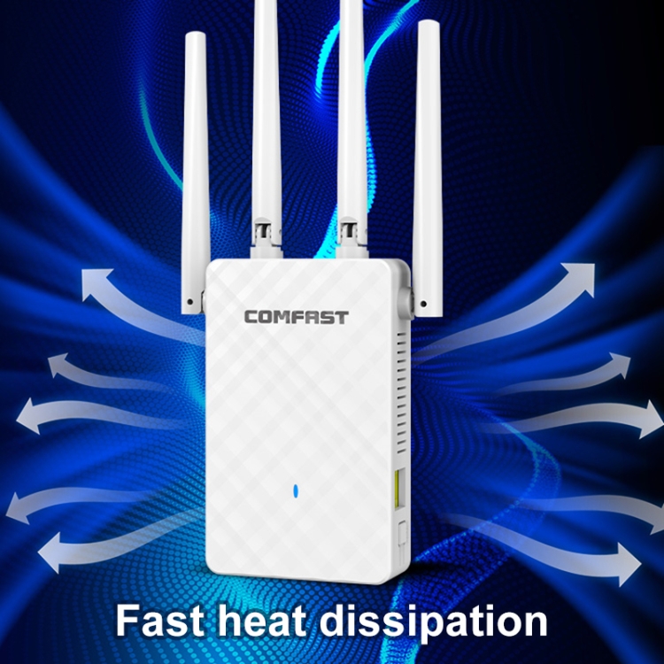 Amplificador de señal WiFi inalámbrico COMFAST CF-WR306S 300Mbps - 5