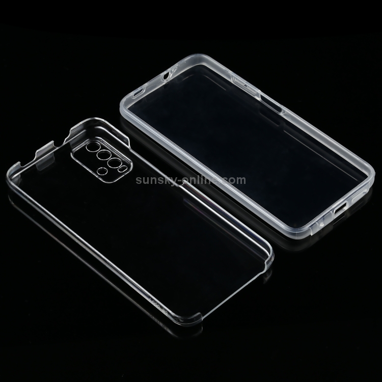 For Xiaomi Redmi Note 4G PC+TPU Ultra-Thin Double-Sided All-Inclusive  Transparent Mobile Phone Case - Main Image