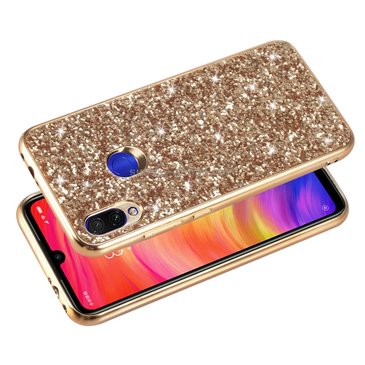 Glitter Mobile Cover Redmi Note Glitter Powder Shockproof TPU Case