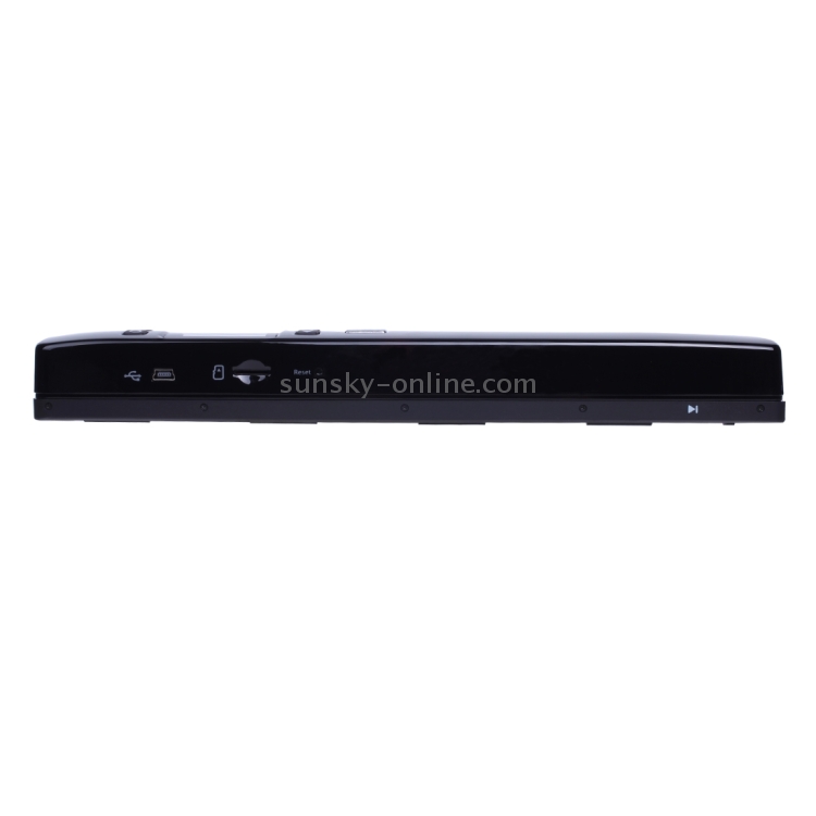 Escáner de mano portátil iScan02 WiFi de doble rodillo para documentos móviles con pantalla LED, compatible con 1050DPI / 600DPI / 300DPI / PDF / JPG / TF (negro) - 3