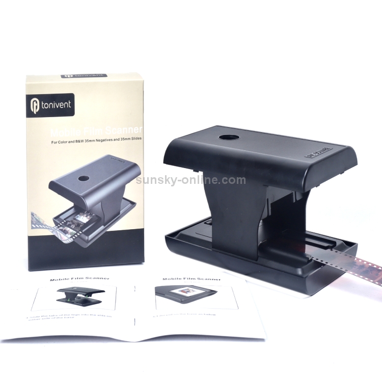 Escáner de película móvil Tonivent Ton169 para color y b & w 35mm negativos y diapositivas de 35 mm - 6