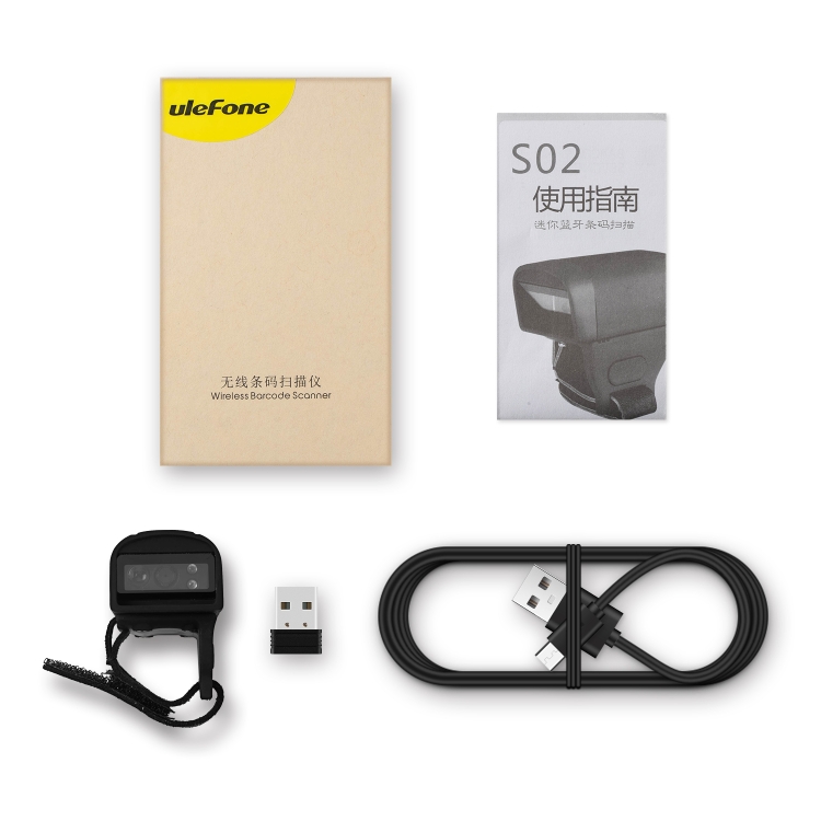 Ulefone uScan RS1 Mini escáner de anillo inalámbrico Bluetooth (negro) - 4