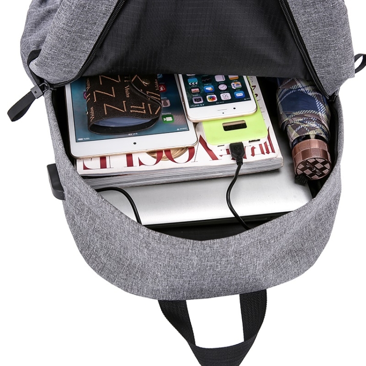 Mochila de viaje con bolsa de hombro doble cómoda multifunción para exteriores con puerto de carga USB externo - 10