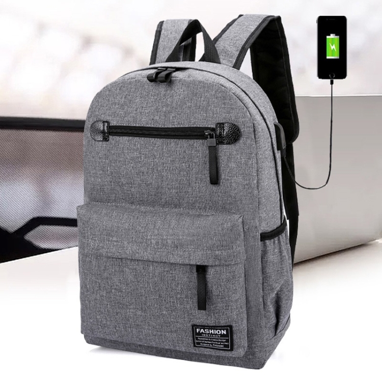 Mochila de viaje con bolsa de hombro doble cómoda multifunción para exteriores con puerto de carga USB externo - 6
