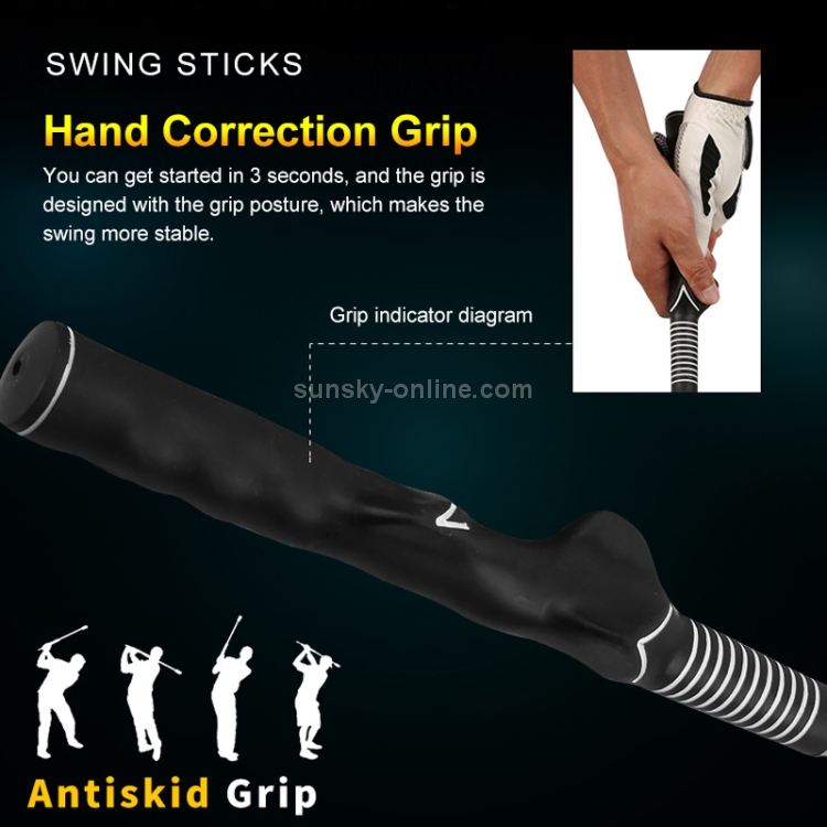Practice Stick PGM Golf Beginner Assisted Swing Practice Stick ความยาว 62 ซม. การจัด ...