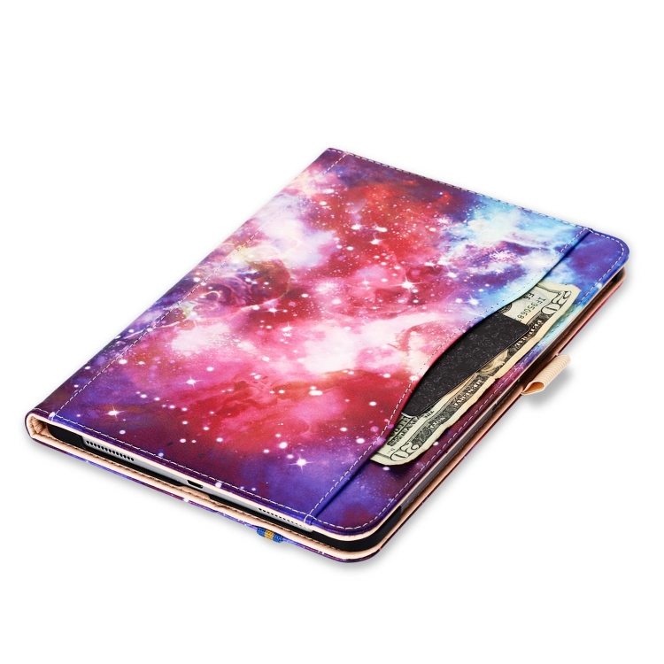 Galaxy Pattern Colored Painted Horizontal Flip PU Leather Case for iPad Pro 11 inch, with Holder & Sleep / Wake-up Function Galaxy Pattern Colored Painted Horizontal Flip PU Leather Case for iPad Pro 11 inch, with Holder & Sleep / Wake-up Function