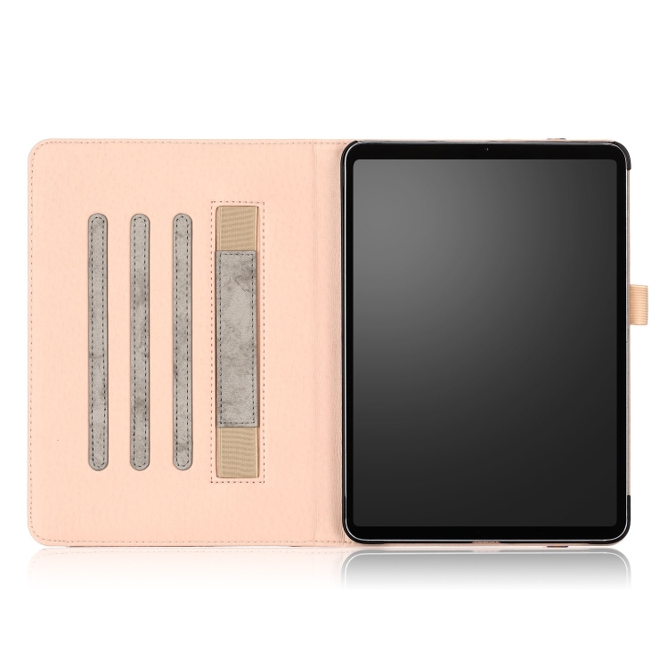 Apricot Flower Pattern Colored Painted Horizontal Flip PU Leather Case for iPad Pro 11 inch, with Holder & Sleep / Wake-up Function Apricot Flower Pattern Colored Painted Horizontal Flip PU Leather Case for iPad Pro 11 inch, with Holder & Sleep / Wake-up Function