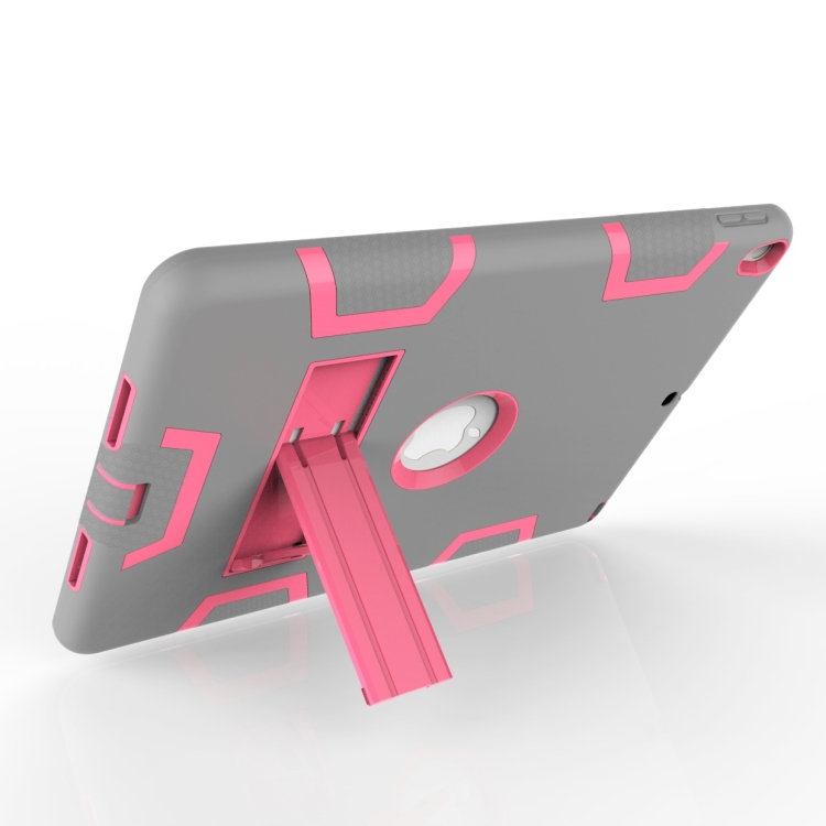 Contrast Color Silicone + PC Shockproof Case for iPad Air 2019 10.5 inch / Pro 10.5 inch, with Holder Contrast Color Silicone + PC Shockproof Case for iPad Air 2019 10.5 inch / Pro 10.5 inch, with Holder