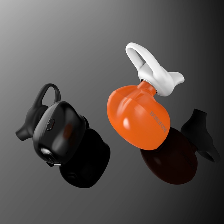 Borofone BC17 Beatle Style Mini Wireless Bluetooth In-ear Headset Earphone (Orange) Borofone BC17 Beatle Style Mini Wireless Bluetooth In-ear Headset Earphone (Orange)