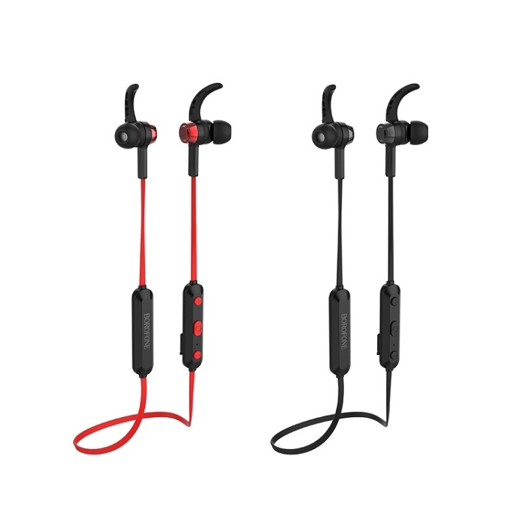 Borofone BE24 MaxRun Sports Wireless Bluetooth Headset In-ear Style Earphone (Red) Borofone BE24 MaxRun Sports Wireless Bluetooth Headset In-ear Style Earphone (Red)