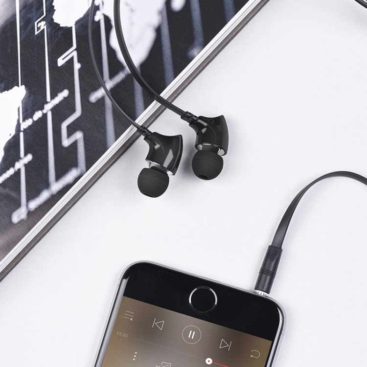Borofone BM26 3.5mm Musical Line Control In-ear Business Earhones Headset with Mic (Black) Borofone BM26 3.5mm Musical Line Control In-ear Business Earhones Headset with Mic (Black)