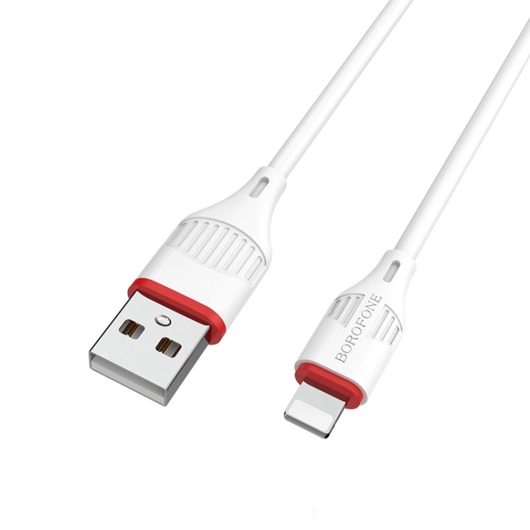 Borofone BX17 Enjoy 2A 8 Pin to USB Fast Charging Cable (White) Borofone BX17 Enjoy 2A 8 Pin to USB Fast Charging Cable (White)