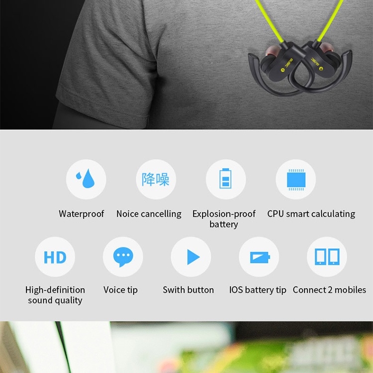 Moloke 56s Hanging Ear Type Sports Bluetooth Waterproof Anti-sweat Earphone APTX HiFi Sound Headset (Blue) Moloke 56s Hanging Ear Type Sports Bluetooth Waterproof Anti-sweat Earphone APTX HiFi Sound Headset (Blue)