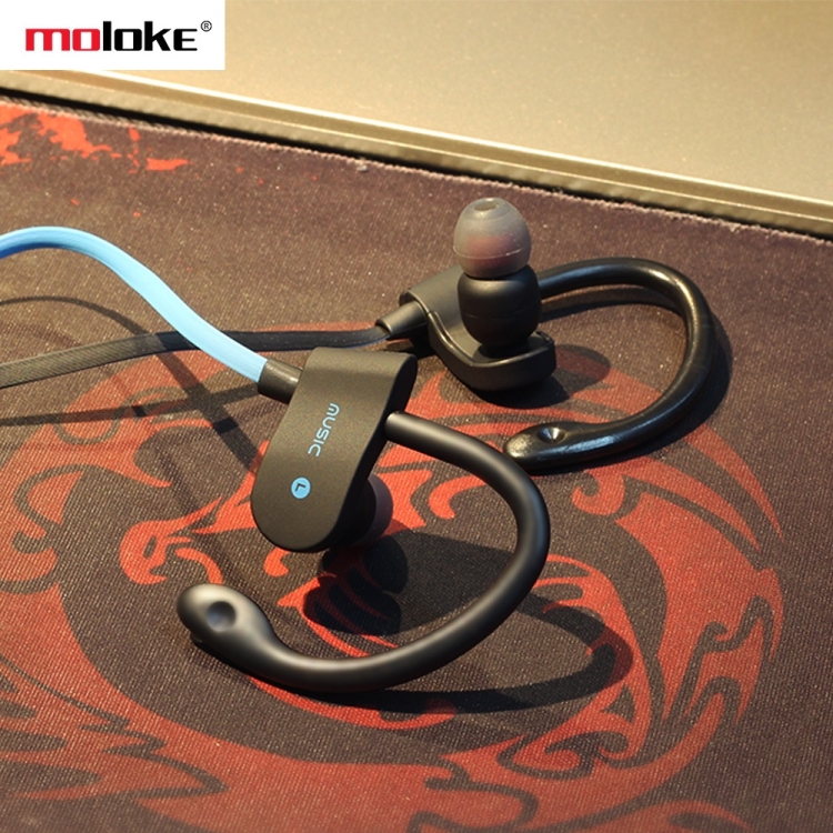 Moloke S2 Hanging Ear Sports Bluetooth Earphones Waterproof Anti-sweat Sound Headset (Blue) Moloke S2 Hanging Ear Sports Bluetooth Earphones Waterproof Anti-sweat Sound Headset (Blue)