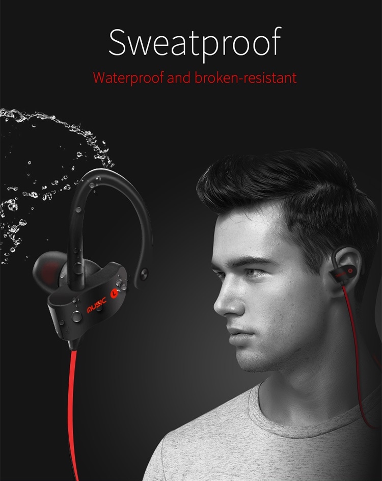 Moloke S2 Hanging Ear Sports Bluetooth Earphones Waterproof Anti-sweat Sound Headset (Blue) Moloke S2 Hanging Ear Sports Bluetooth Earphones Waterproof Anti-sweat Sound Headset (Blue)