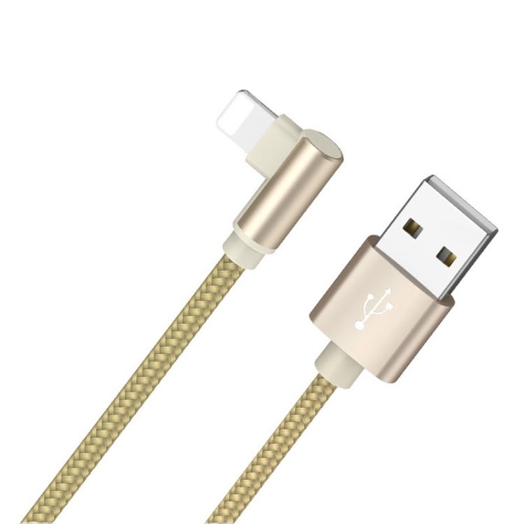 Borofone BX26 8 Pin USB Elbow Charging Data Cable for iPhone X, iPhone 8 & 8 Plus, iPhone 7 & 7 Plus, iPhone 6 & 6s, iPhone 6 Plus & 6s Plus (Gold) Borofone BX26 8 Pin USB Elbow Charging Data Cable for iPhone X, iPhone 8 & 8 Plus, iPhone 7 & 7 Plus, iPhone 6 & 6s, iPhone 6 Plus & 6s Plus (Gold)